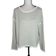 Hem  Thread NWT Women  s Medium Lightweight Mint Green Sweater Relaxed Oversized