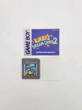 Nintendo Kirby's Dream Land 2 - Game Boy 1995 Authentic - DRY BATTERY w/ Manual