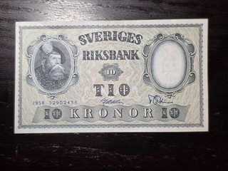 Sweden 10 Kronor 1958 P 40