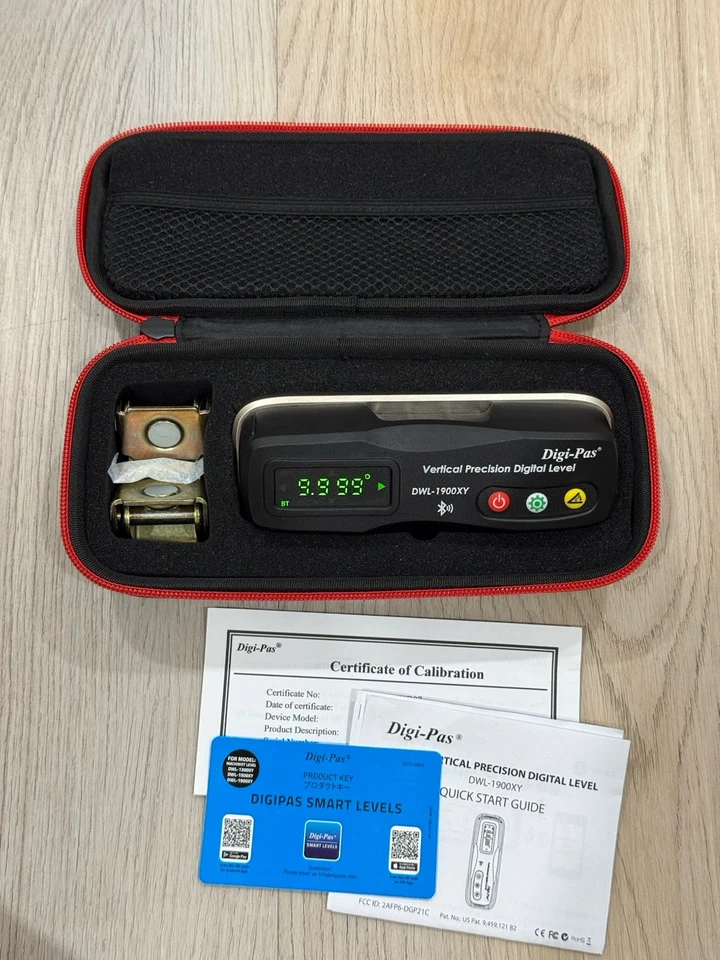 Digi-Pas DWL-1900XY Nivel Digital 🔥 Herramienta de Precisión Vertical de 2 Ejes Foto 4 de 4