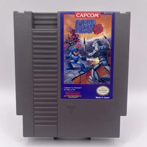 Mega Man 3 (Nintendo NES, 1990) Cartridge Only, Cleaned, Tested And Working!