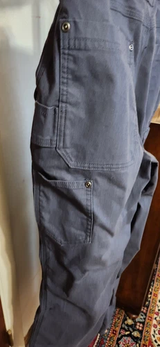 NEW Duluth Trading Co. Men’s Grey Flex Fire Hose Carpenter Pants 32x32-NWOT - Afbeelding 7 van 12