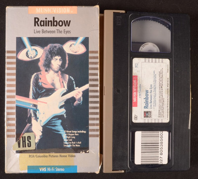 Rainbow Between the Eyes Concert VHS, 1982 TESTED Live Video Tape RCA