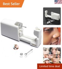 Safety First: Self Nose and Ear Piercing Gun Kit with Disposable Comfort Design