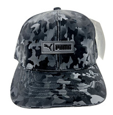 PUMA SAMPLE Yupoong Cap BLACK CAMO FLEX FIT NWT RARE United Wheat Accessories