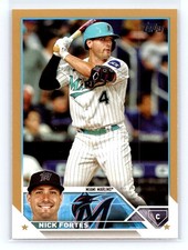 2023 Topps Update #US73 Nick Fortes Gold #/2023