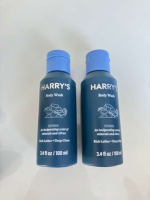 Harry s Body Wash   Stone | 3.4 fl oz (Travel Size) ( Pack of 2)
