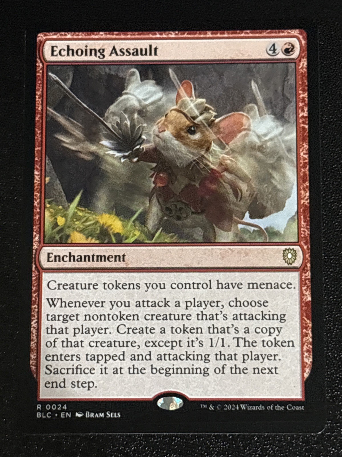 MTG Commander: Bloomburrow Echoing Assault 0024 NM Rare