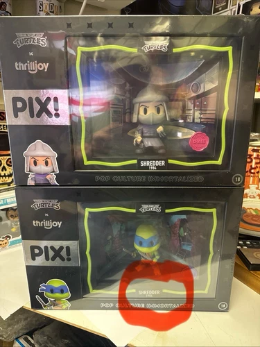 Misprint Chase Exclusive and chase  Thrilljoy Pix Shredder 1984 TMNT Chase 