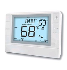 Programmable Thermostat, Thermostat for Home HVAC Systems,Multi-Stage, 2 Heat...
