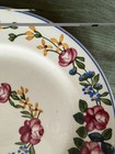 Sarreguemines  6.  Vintage Handpainted     French Floral Dessert/ Salad Plates  — photo 5