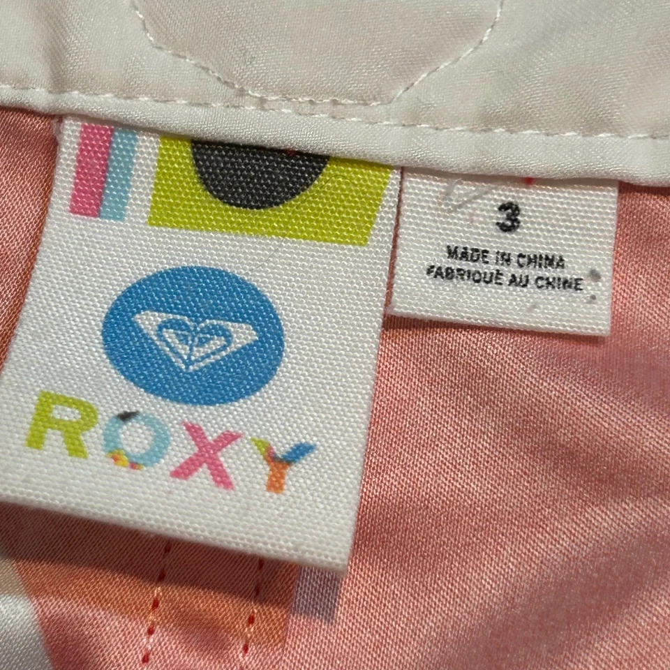 Roxy женщин красный белый в горошек с бретелью через шею бикини купальник комплект размер 3 Y2K - Изображение 3 из 4