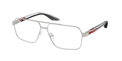 PRADA LINEA ROSSA PS 51TV 1BC1O1 Silver Demo Lens 59 mm Men's Eyeglasses