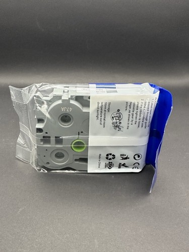 PACK of Label Tape CASSETTE Laminated 18mm Black White SEALED!🔥FREE SHIPPING! - Picture 6 of 8