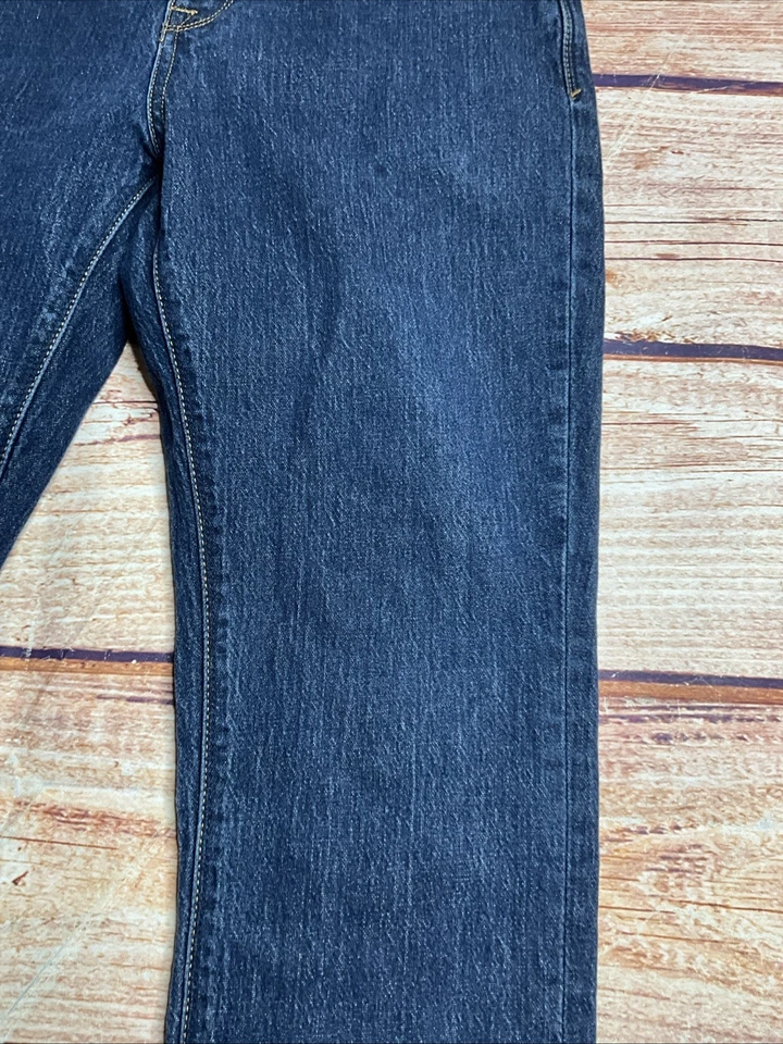 VOLCOM Men's Dark Wash TRUE TO THIS SOLVER MODERN STRAIGHT Jeans Sz 30x30 - Image 3 of 4