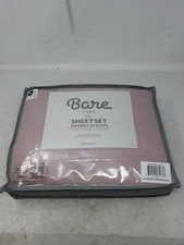 Bare Home Premium 1800 Collection 4-Piece Bed Sheet Set   Full Size   Mauve