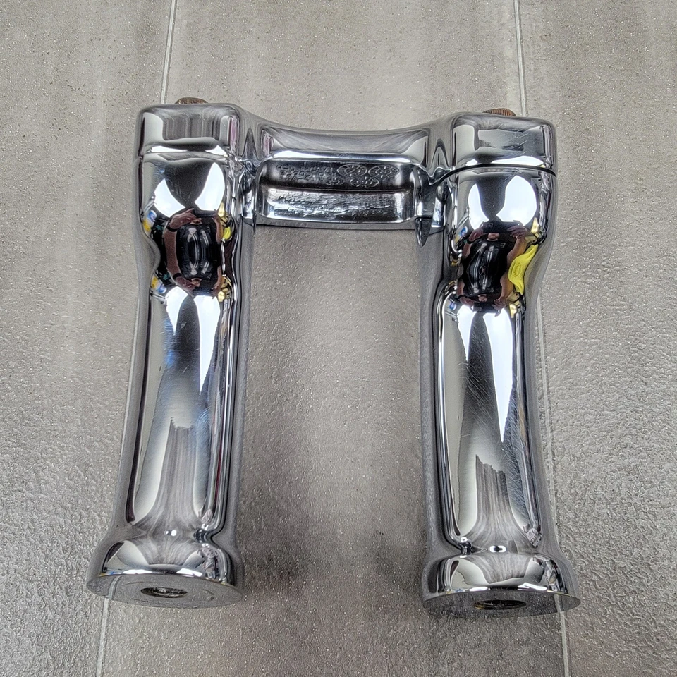 Оригинальные высокие хромированные стояки Harley-Davidson 5 дюймов Street Bob Dyna Softail H-D 55903-05 - Изображение 4 из 4