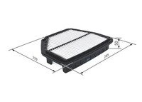 NEU - Bosch F026400203 Luftfilter FüR Chevrolet Opel