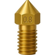 0.80mm MK8 Brass Nozzle for 3D Printing - Lifetime Warranty -