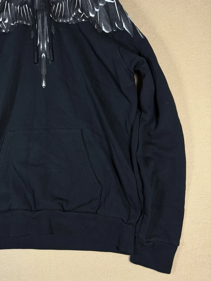 Marcelo Burlon County Of Milan Icon Wings 普通连帽衫男式中号罕见 — 第 3/4 张图片