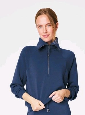 Spanx Air Essentials Quarter Zip Size XS
