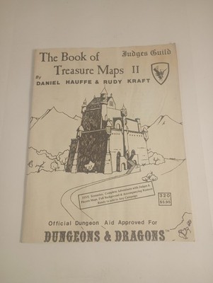 The Book Of Treasure Maps II (2) 1980 Judges Guild #320 Dungeons & Dragons