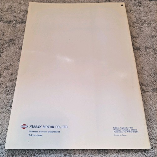 1988 Nissan 200 SGL Hatchback Electrical Wiring Diagram User Guide Manual Oem. - Picture 2 of 4