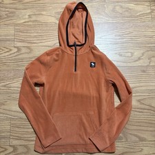 Abercrombie Kids Orange Fleece Hoodie Super Soft Comfy Cozy Winter Boys 15/16