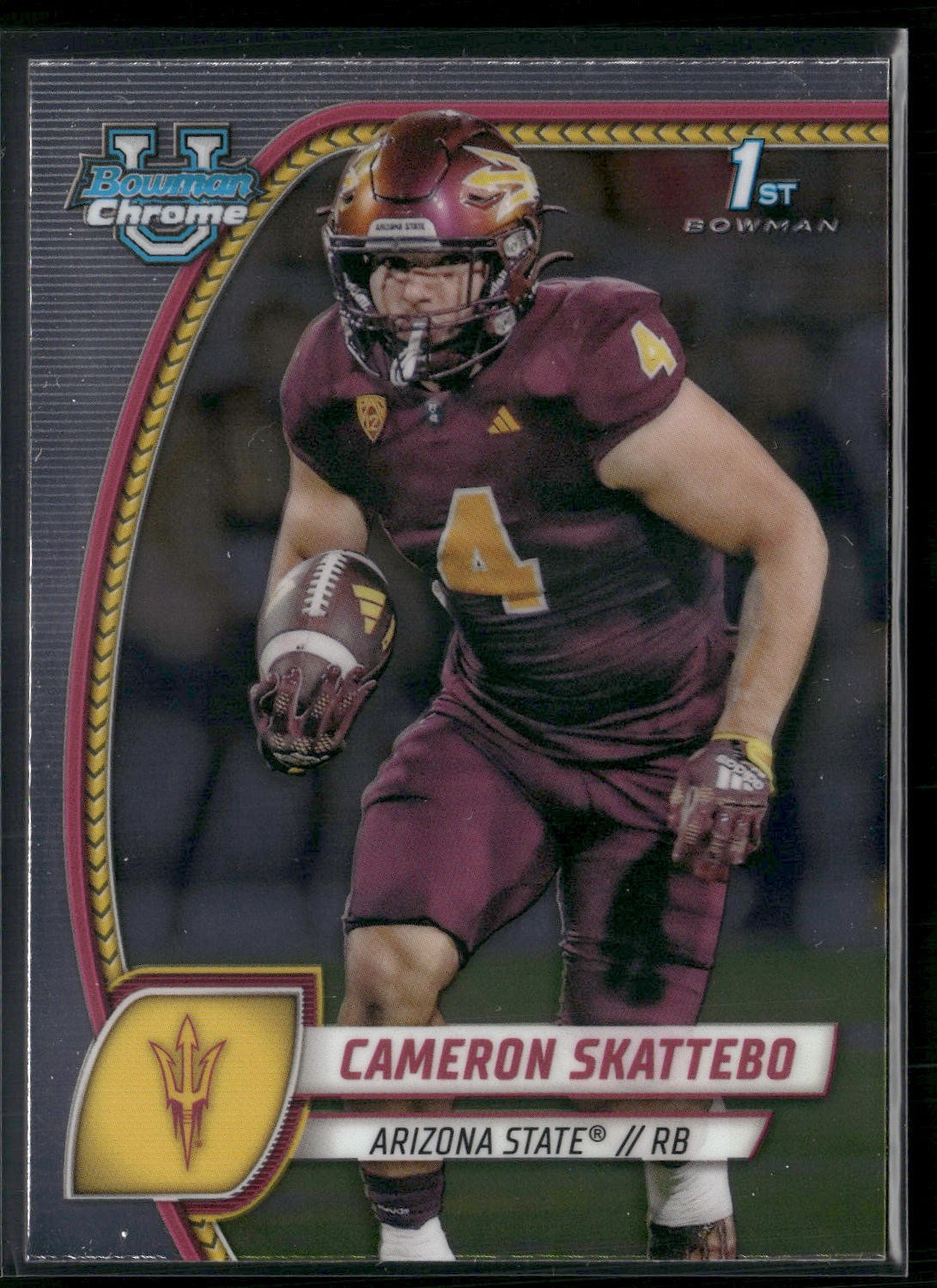 2024 Bowman University Chrome #37 Cameron Skattebo