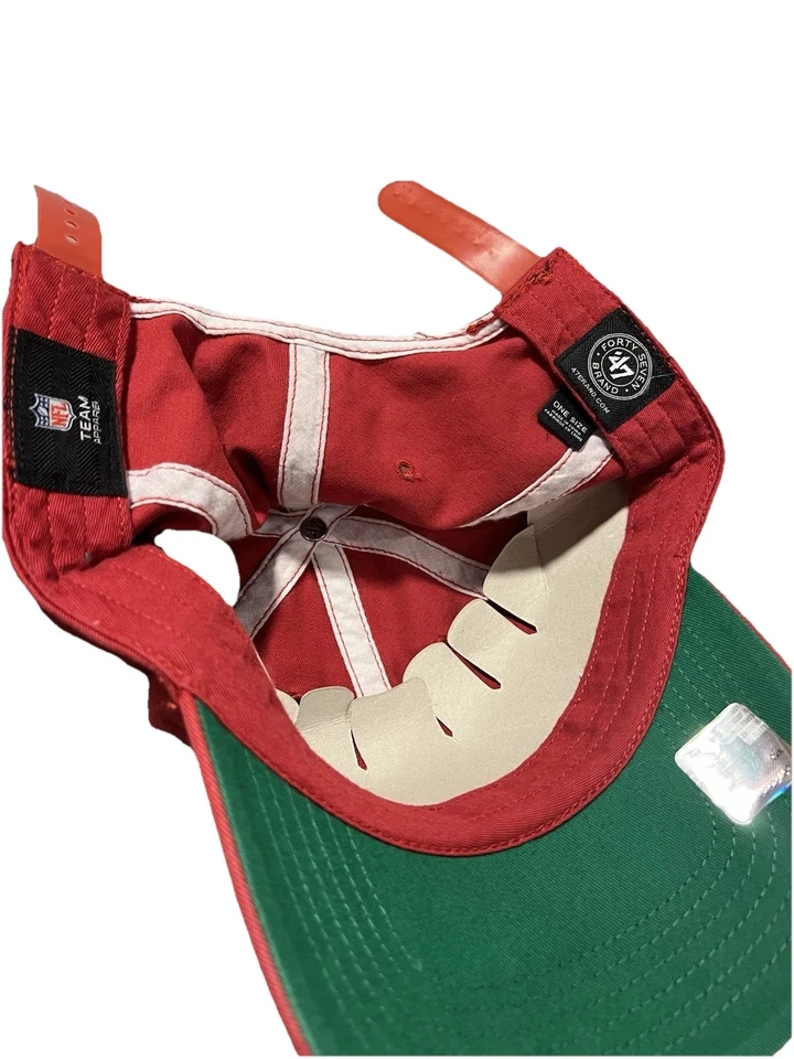 '47 Marca Tampa Bay Buccaneers Sombrero Ajustable Hecho de Algodón Lavado Prenda Foto 3 de 3