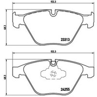 Bremsbelagsatz Brembo P 06 055X, Xtra, Vorne