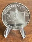 Beautiful .925 Sterling Silver Washington State Coin Half Oz Bullion APMEX
