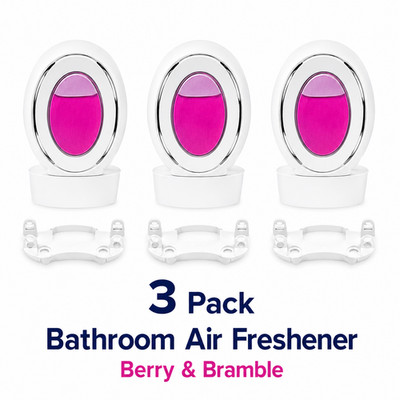 Bathroom Air Freshener, Odor-Fighting, 3 Pack