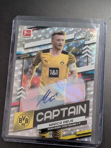 2021-22 Topps Bundesliga Team Captains Marco Reus #TC-MR 1/1 Auto Superfractor