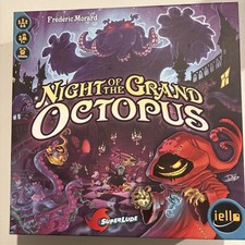 Night Of The Grand Octopus Board Game by Iello, Complete,