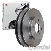 2X Nk Bremsscheiben 256Mm BelÜFtet Vorne Passend FÜR Hyundai Accent Kia Rio |
