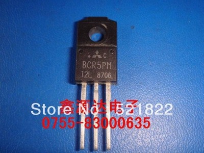 Mitsubis BCR5PM-12L TO-220F Dual Low Ohmic Single Pole USA Ship *tm