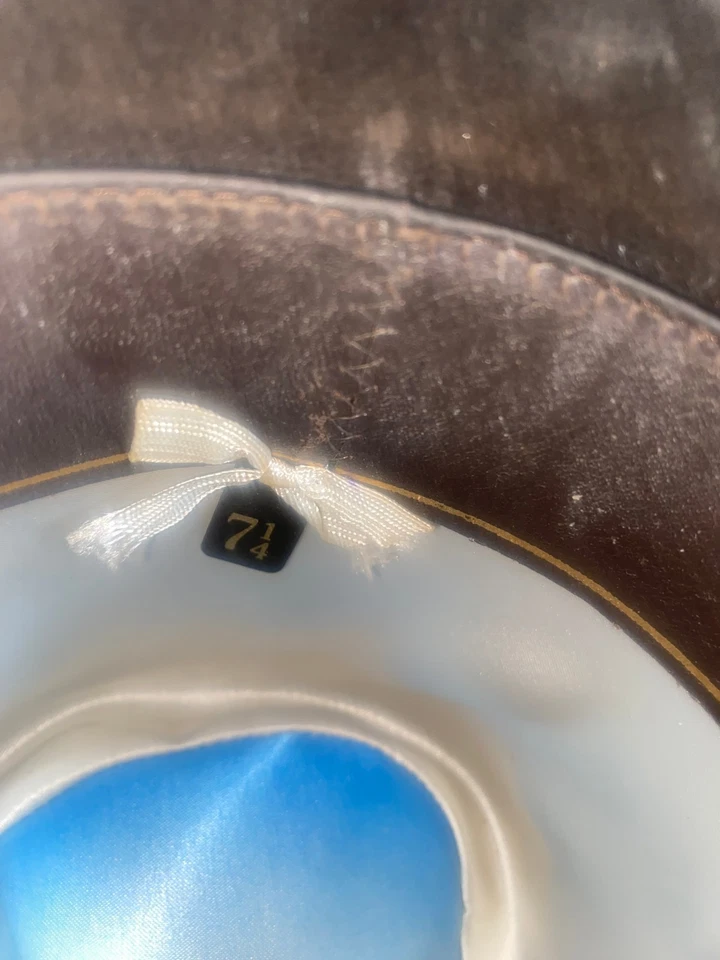 Sombrero de vaquero Stetson Western. Marrón muy oscuro (¿negro?) Castor 4 XXX Foto 3 de 4