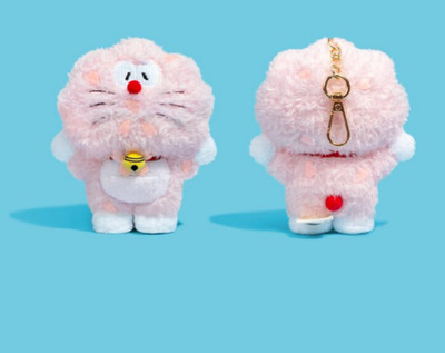 100% Doraemon & Friends tokyo Plush Keychain Cherry Blossom Scent