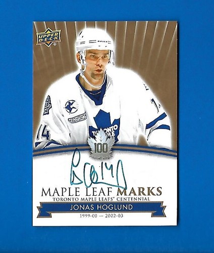 2017-18 TORONTO MAPLE LEAFS CENTENNIAL LEAF MARKS AUTOGRAPH & AKA CARD SEE LIST - Picture 39 of 91