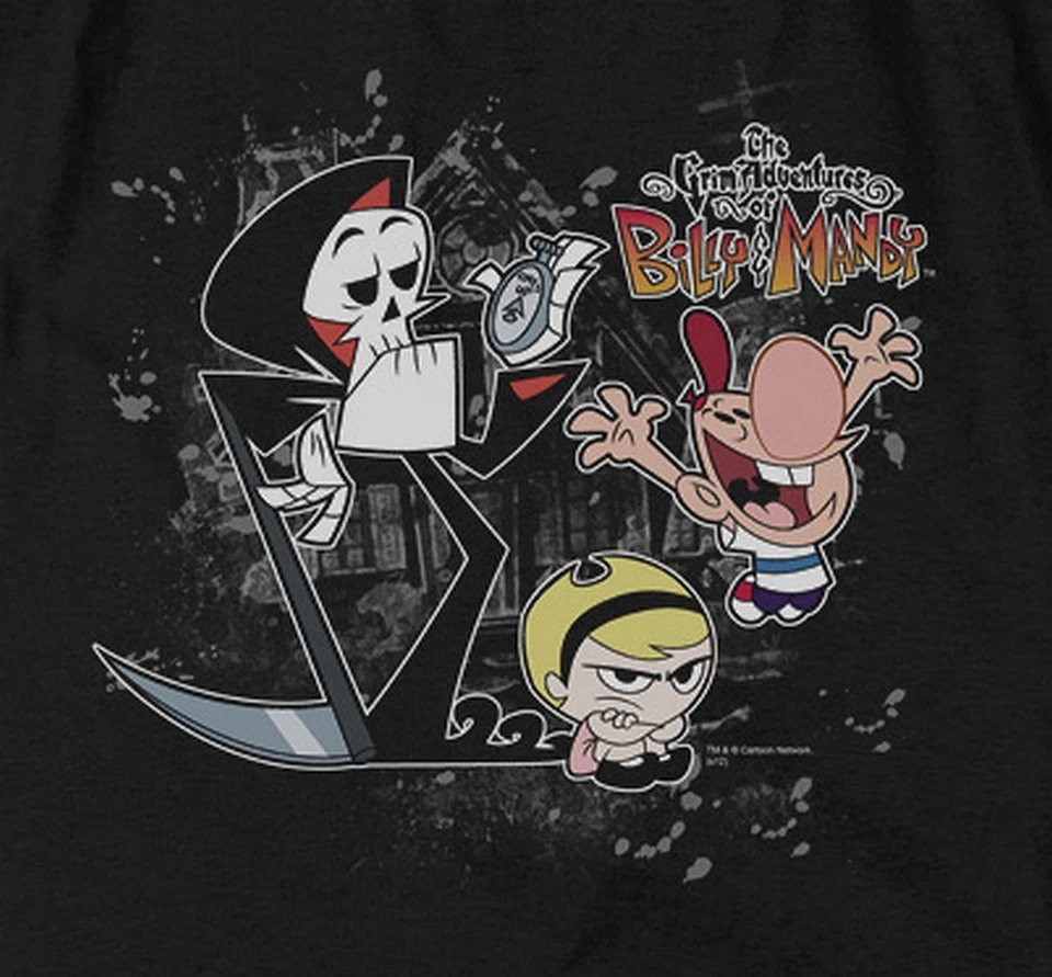 Grim Adventures of Billy & Mandy "Splatter Cast" Sudadera con Capucha, Sudadera, Manga Larga Foto 2 de 4