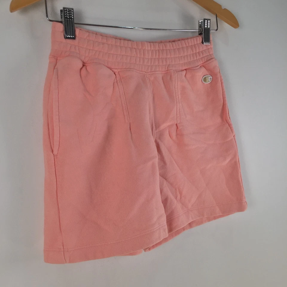 Champion Sudadera Pantalones Cortos Mujer XS Rosa Elástico Mezcla Algodón 103441 Foto 2 de 4