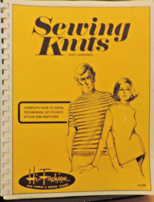 Vintage Sewing Knits by Judy Lawrence Sewing Suits/Dresses/Tops more Sprial 1972
