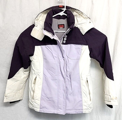 Bogner Fire & Ice Ski Snow Jacket Coat Women's SIZE 38 Purple Full Zip Hood