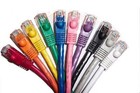 50 Feet Cat6 Ethernet Network Patch Cables Mixed Colors RJ45 m/m (10 Pack)