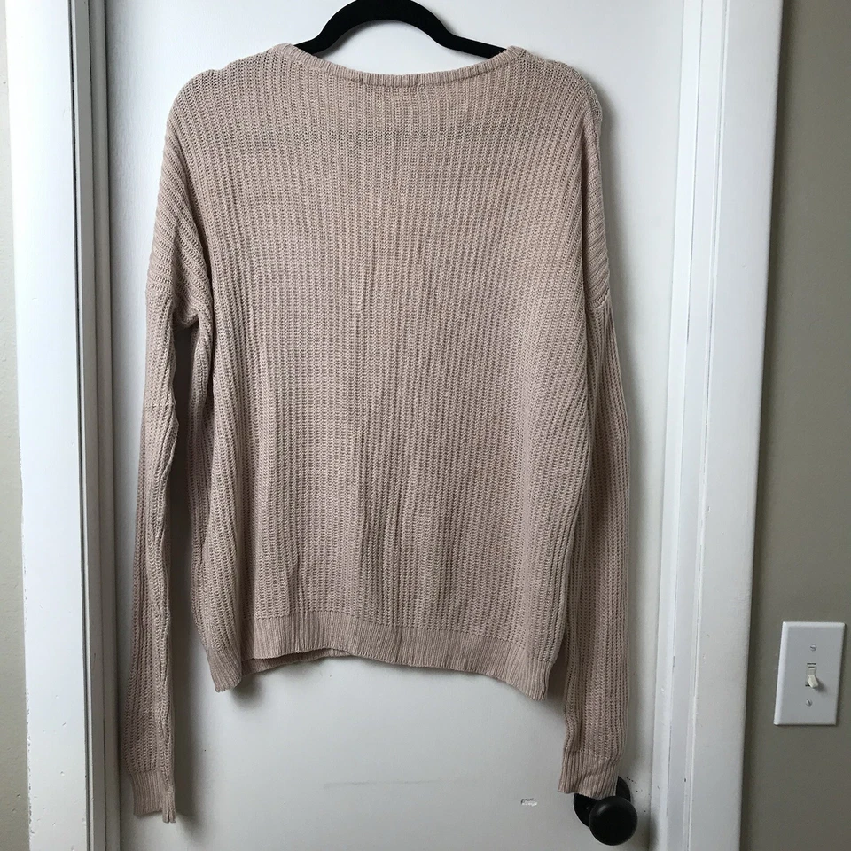 Suéter Brandy Melville Rosa Polvorienta Tejido Talla Única Hecho en Italia Con Defecto Foto 4 de 4