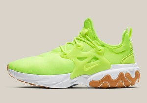 Nike React Presto VOLT NEON GREEN WHITE BLACK GUM AV2605-702 Sz 10 No Box Lid | eBay