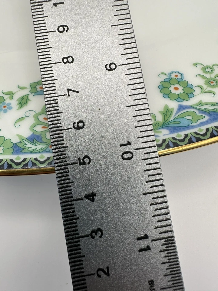 RARO HALLAZGO Noratake PERSIA 14” Plato Ovalado para Servir Reemplazos Verde Floral Foto 3 de 4