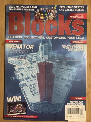 Blocks Lego Magazine #109 - Star Wars Venator - Enter The Viking Village - NEW - Picture 1 of 2