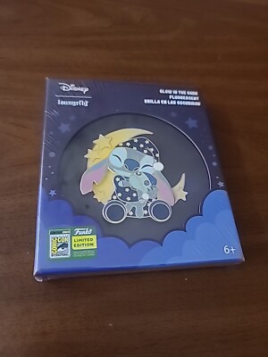 2024 SDCC Loungefly Exclusive Stich Pin LE 600 Glow In The Dark 